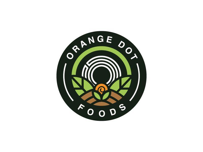 Orange Dot Logo - Orange Dot Foods by Maharsh Gandhi | Dribbble | Dribbble