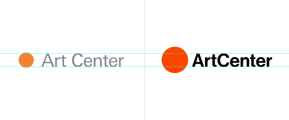 Orange Dot Logo - Brand New: New Logo and Identity for ArtCenter