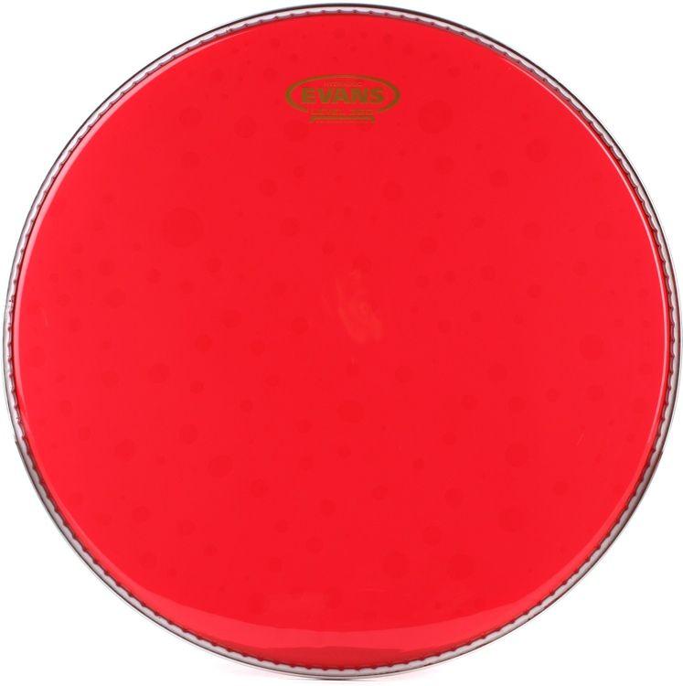 TT Red Circle Logo - Evans Hydraulic Series Drumhead - 13