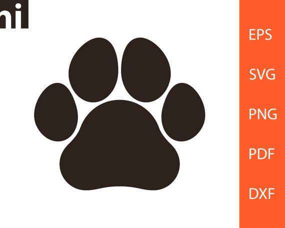 Dog Paw Logo - Paw svg Dog Paw svg Cat Paw svg Pet Dog Paw Clipart Cat