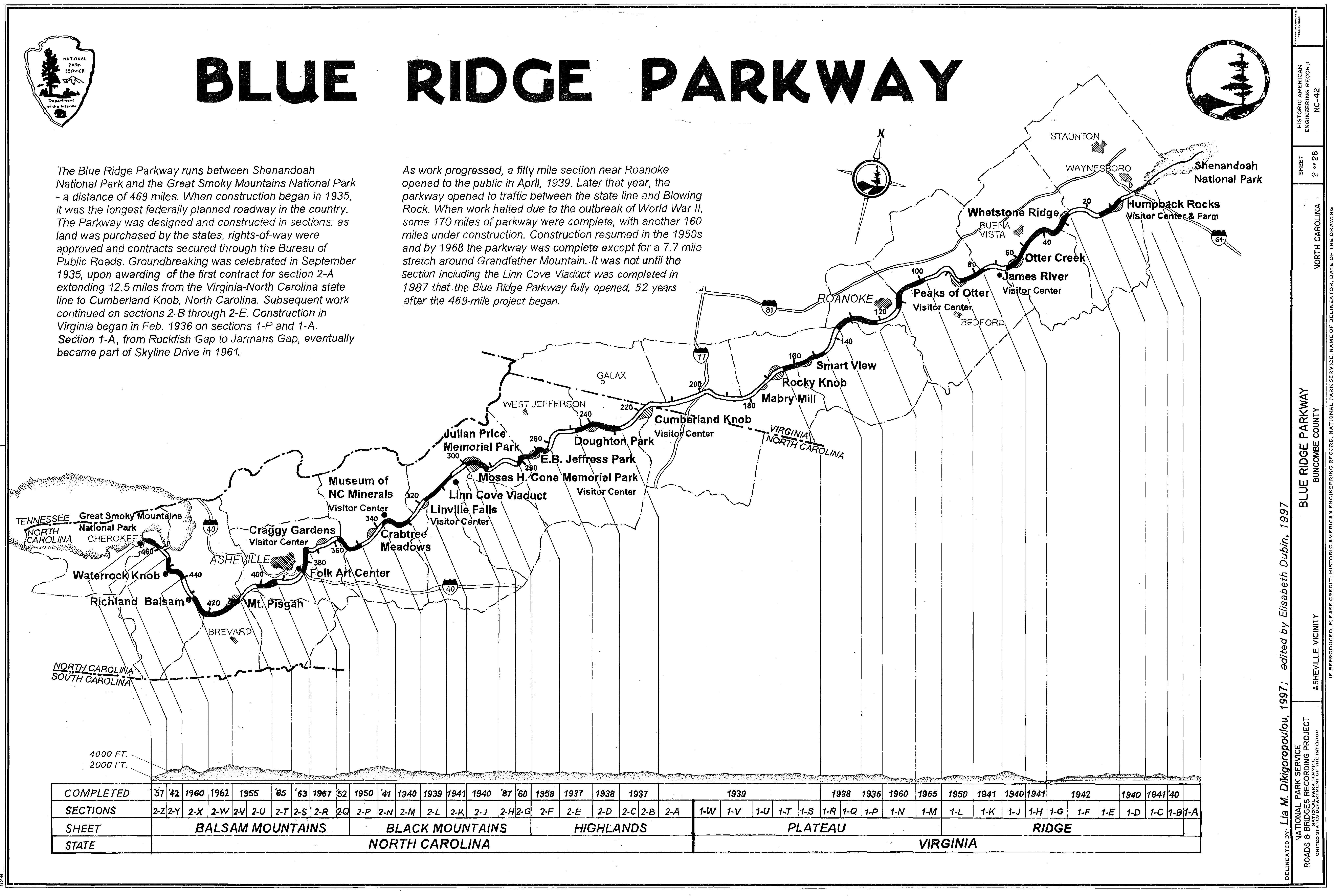 Blue Ridge Mountain Range Logo - Blue Ridge Parkway