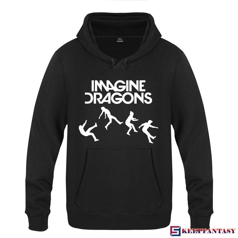 Imagine Dragons Logo - Imagine Dragons Logo Pullover Hoodies