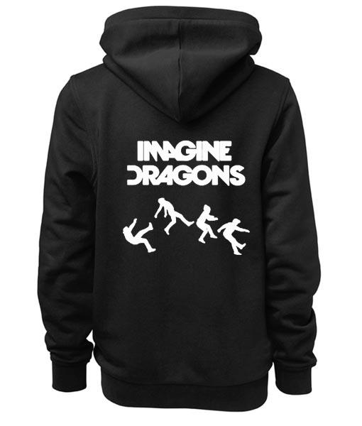 Imagine Dragons Logo - Imagine Dragons Logo Adult Fashion Hoodie Apparel