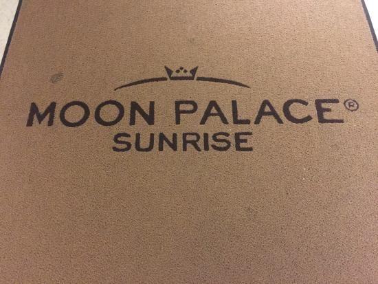 Moon Palace Logo - Moon Palace Sunrise Sign of Moon Palace Cancun, Cancun