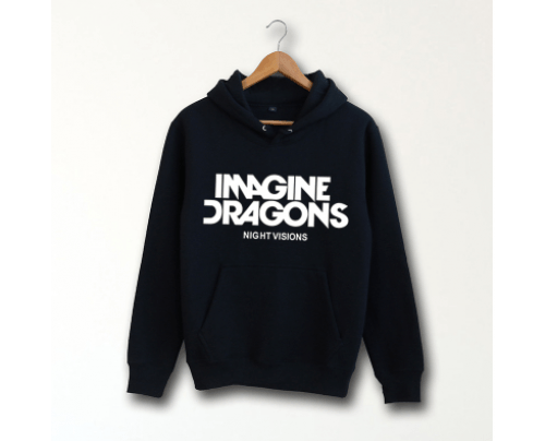 Imagine Dragons Logo - Imagine Dragons Logo Pullover Hoodie