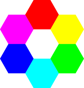 Rainbow Hexagon Logo - Hexagon Clipart at GetDrawings.com | Free for personal use Hexagon ...