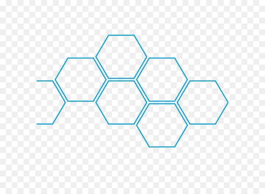Rainbow Hexagon Logo - Blue Hexagon Logo With White Square & Vector Design