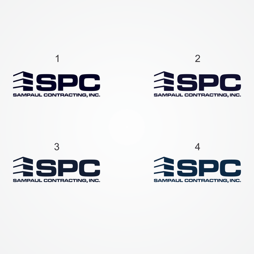 Create Construction Logo - SPC or SAMPAUL Contracting, Inc. strong masculine logo