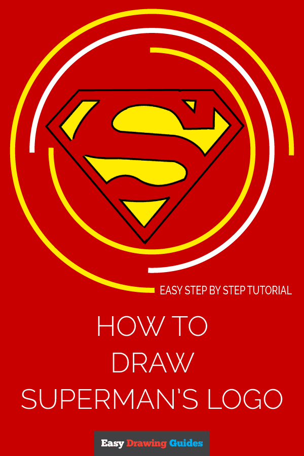 That Was Easy Logo - How to Draw Superman Logo | Easy Step-by-Step Drawing Guides