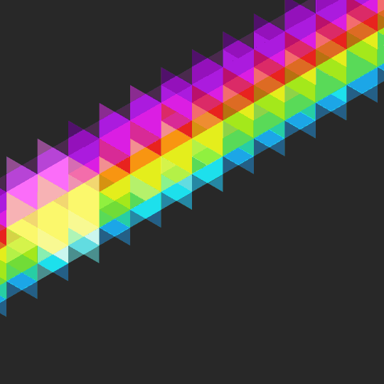 Rainbow Hexagon Logo - Hexagon rainbow triangle GIF on GIFER
