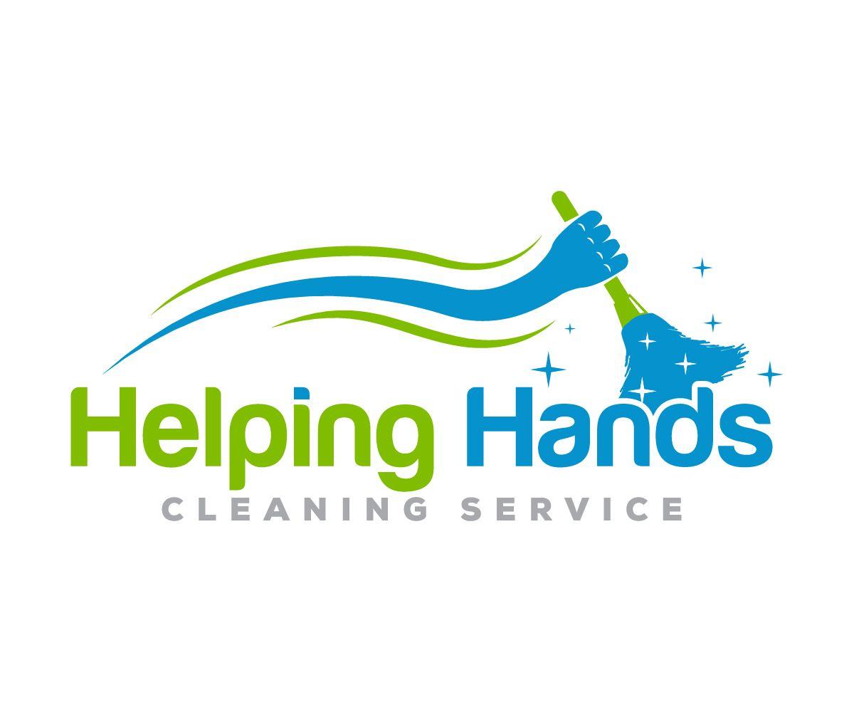 Cleaning Services Logo - Modern, Professional, House Cleaning Logo Design for HELPING HANDS ...