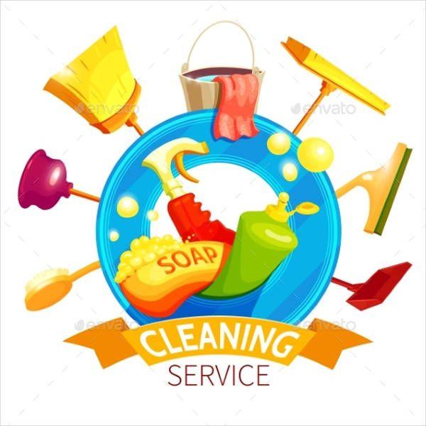Cleaning Services Logo - 9+ Examples of Cleaning Logos | Free & Premium Templates