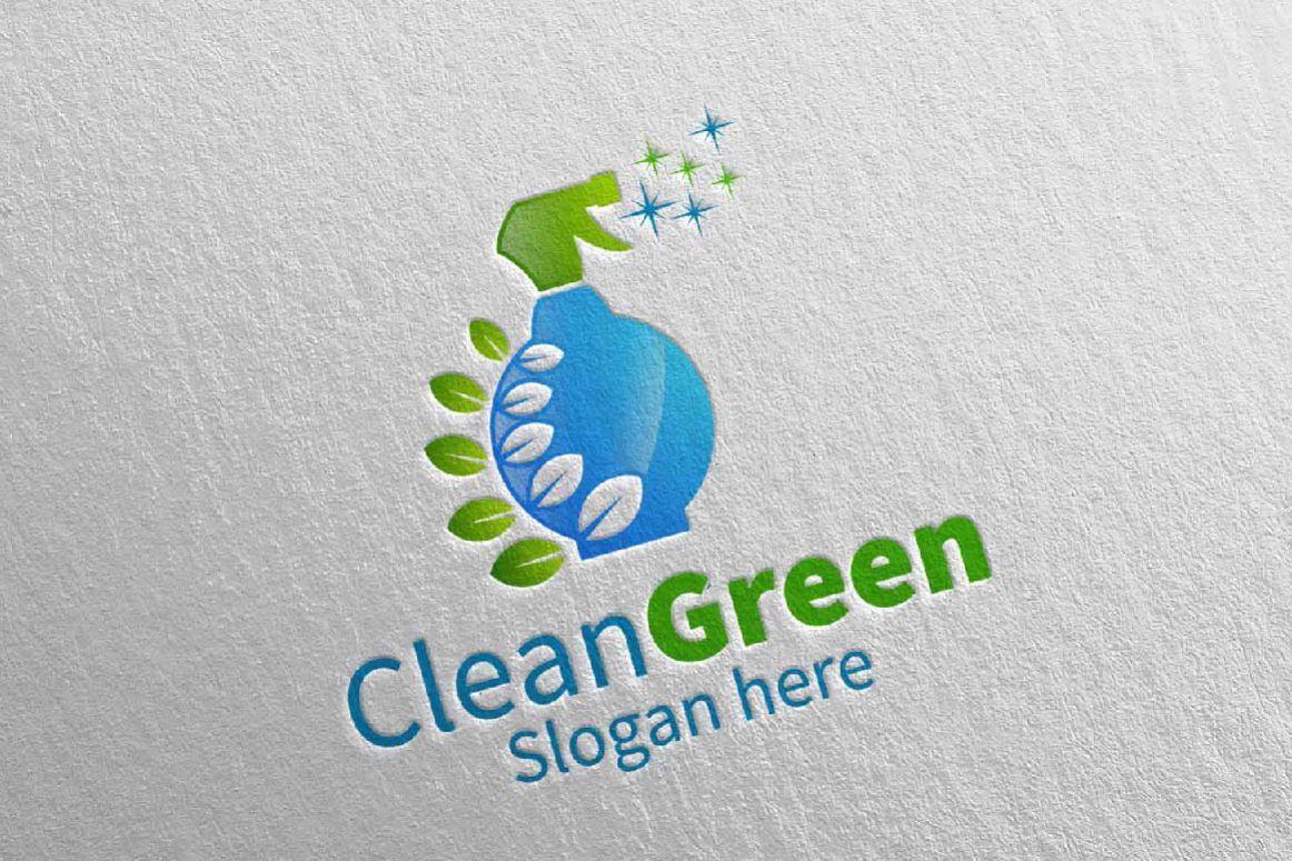 Cleaning Services Logo - Cleaning Service Logo Eco Friendly