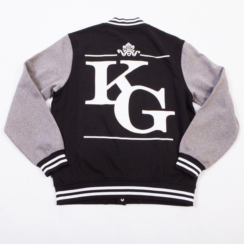 Kevin Gates Logo - KG Fleece Varsity Jacket