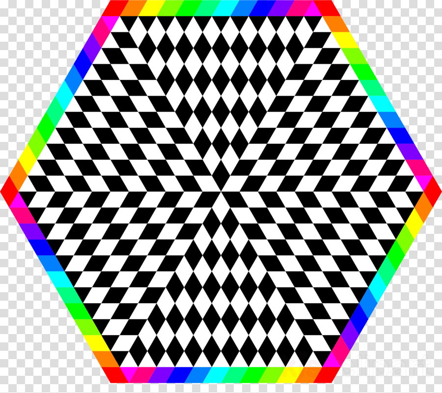 Rainbow Hexagon Logo - Hexagon, Rainbow, Triangle, transparent png image & clipart free