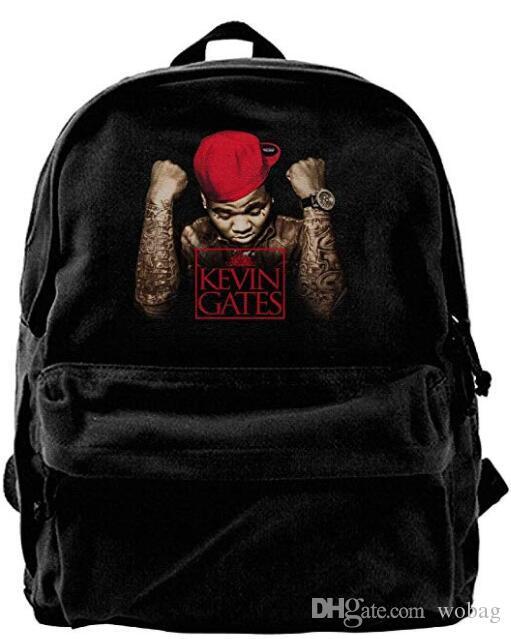 Kevin Gates Logo - Cool Kevin Gates Logo Canvas Shoulder Backpack Backpack For Men ...