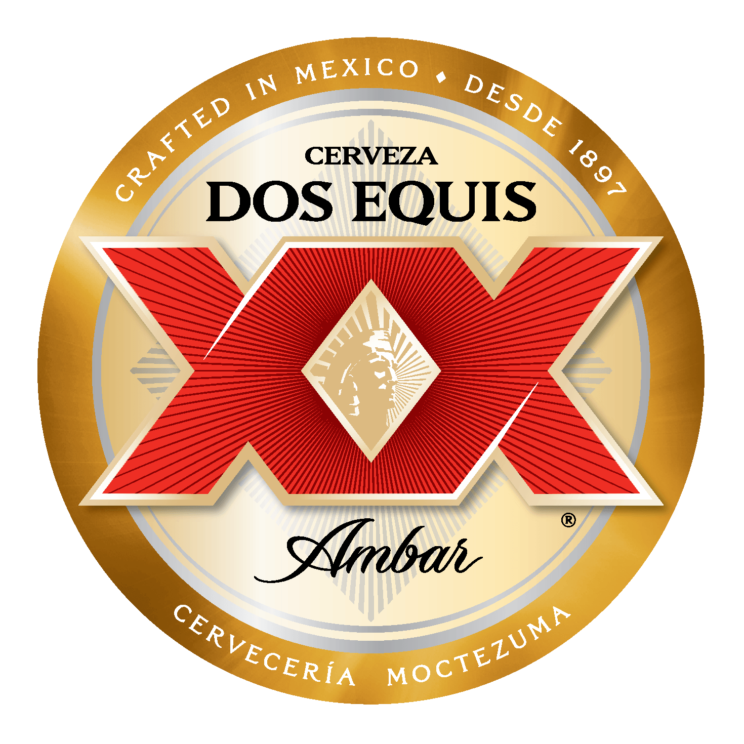 Dos XX Logo - Dos Equis Ambar Beer Menu