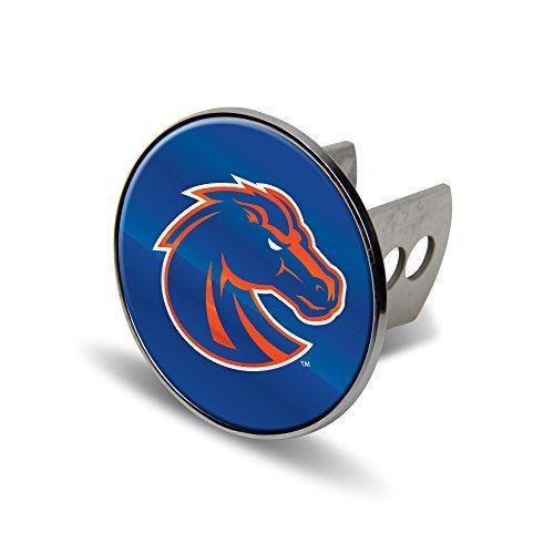 Boise State Broncos Silver Logo - NCAA Boise State Broncos Laser Cut Metal Hitch Cover, Large, Silver