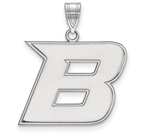 Boise State Broncos Silver Logo - Boise State Broncos Sterling Silver Large Pendant