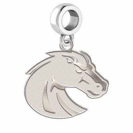 Boise State Broncos Silver Logo - Boise State Broncos Solid Sterling Silver Logo Cutout Dangle Charm