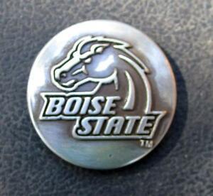 Boise State Broncos Silver Logo - Lot of four Boise State broncos silver dipped conchos