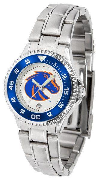Boise State Broncos Silver Logo - Boise State Broncos Ladies Competitor Steel Watch