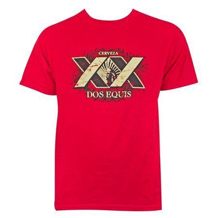 Dos XX Logo - Dos Equis Red XX Logo Tee Shirt - Walmart.com