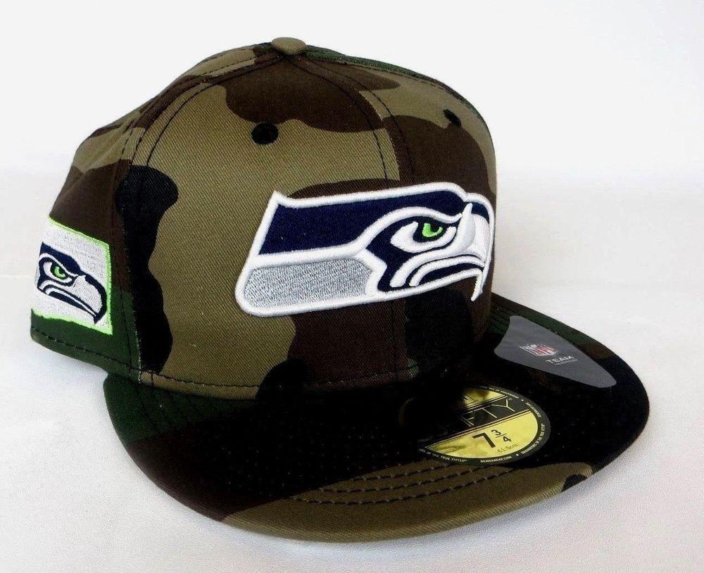 Camo Seahawks Logo - Camo Seahawks Hat With Logo in WA State Outline New Era 59FIFTY ...