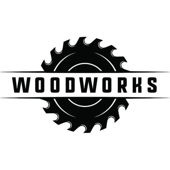 Saw Logo - Woodworking Logo #29 Saw Blade Tool Craftsman Carpenter Build Sawmill  Forest Hand Crafted Shop Service .SVG .EPS .PNG Vector Cricut Cutting