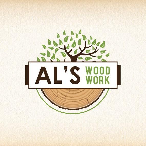 Wood Logo - Tree Logo Wood Logo Design Woodworking Logo Forestry | Etsy