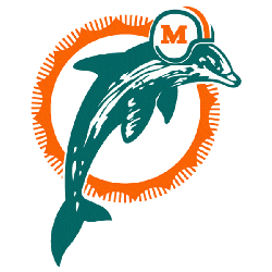NFL Dolphins Logo - Miami Dolphins Primary Logo. Sports Logo History