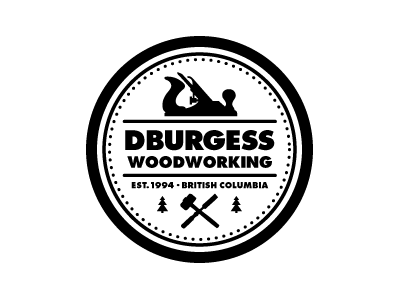 Woodworking Logo - DBurgess Woodworking logo by Kevin Burgess | Dribbble | Dribbble