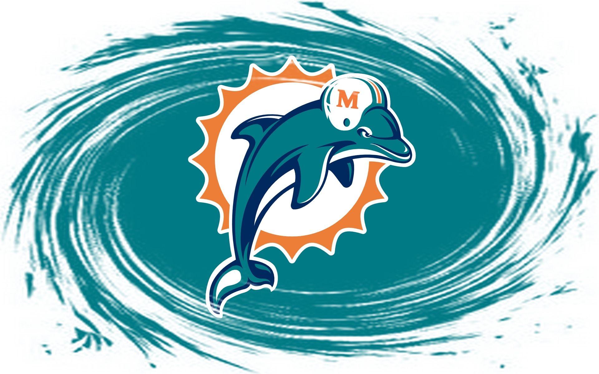 NFL Dolphins Logo - NFL Miami Dolphins Logo Whirlpool 1920x1200 WIDE NFL / Miami Dolphins