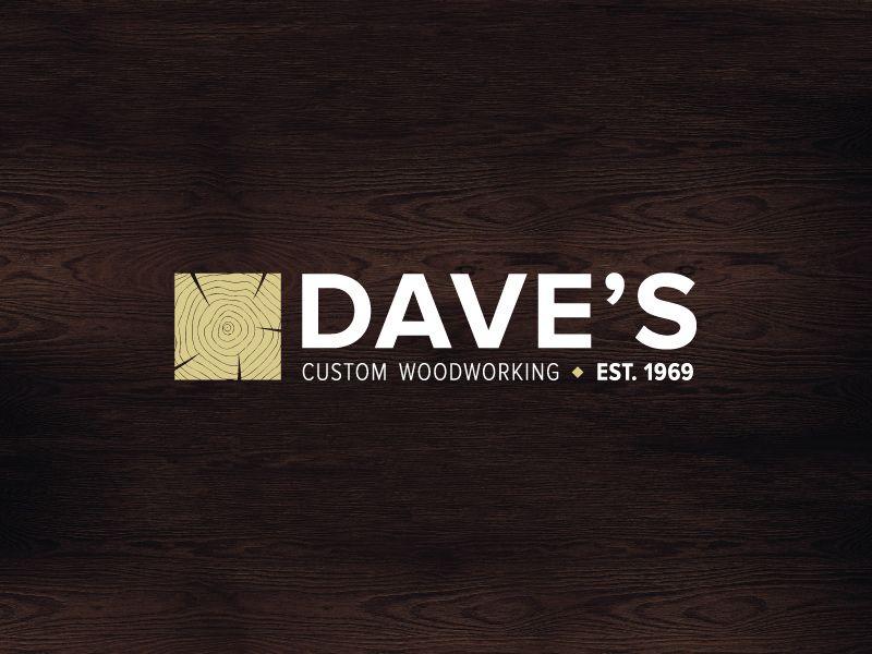 Woodworking Logo - Daves Custom Woodworking Logo by Dan Spencer | Dribbble | Dribbble