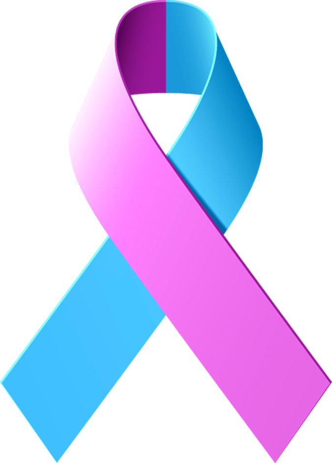 Pink and Blue Ribbon Logo - Pink ribbon logo clip art - RR collections