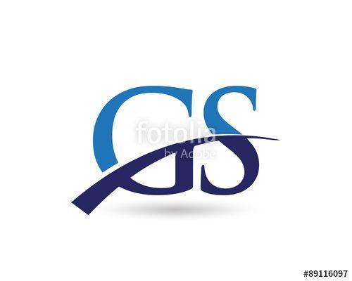 GS Logo - GS Logo Letter Swoosh Stock Image And Royalty Free Vector Files