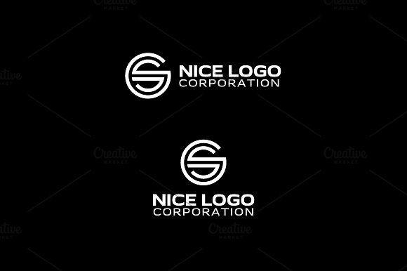 White G S Logo - gs logo ~ Logo Templates ~ Creative Market
