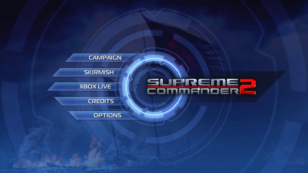 Xbox Cool Supreme Logo - Supreme Commander 2 Title Screen (PC, Xbox 360) - YouTube