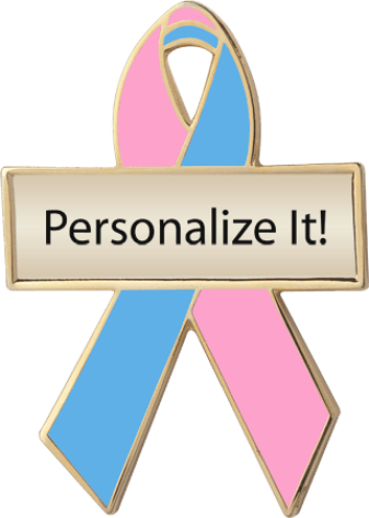 Pink and Blue Ribbon Logo - Pink and Blue Awareness Ribbons