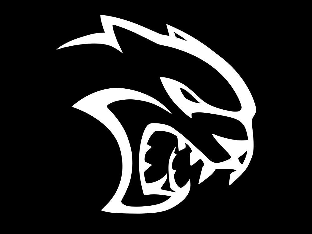Black and White Dodge Hellcat Logo - Hellcat logo for custom T-shirt? | SRT Hellcat Forum