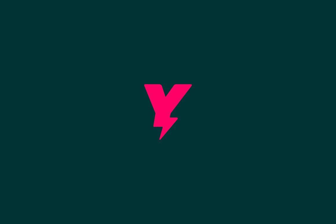 Letter Y Logo - Letter Y logo. Dynamic flash sign. Logo Templates Creative Market