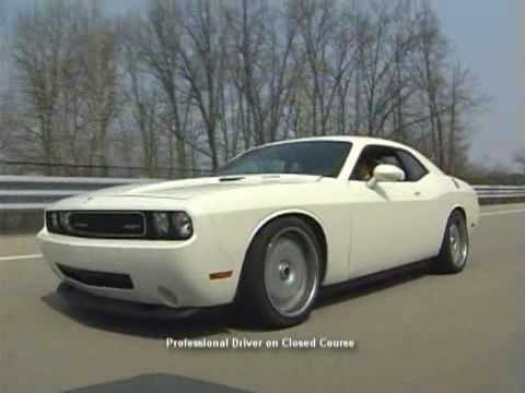 Black and White Dodge Hellcat Logo - White Dodge Challenger SRT8 - Return to Vanishing Point - YouTube
