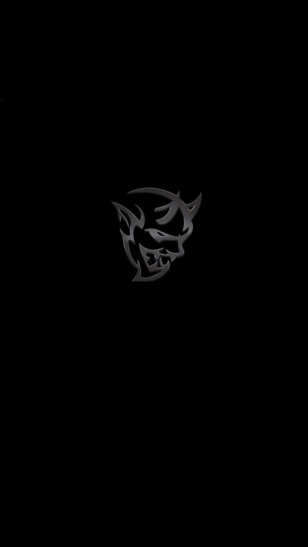 Black and White Dodge Hellcat Logo - Android Wallpaper Dodge Demon Logo. y. Dodge, Wallpaper