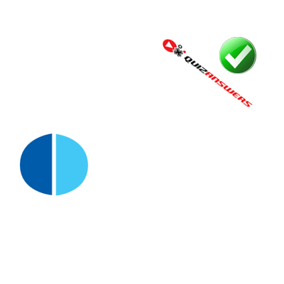 Two Blue Logo - Half blue circle Logos
