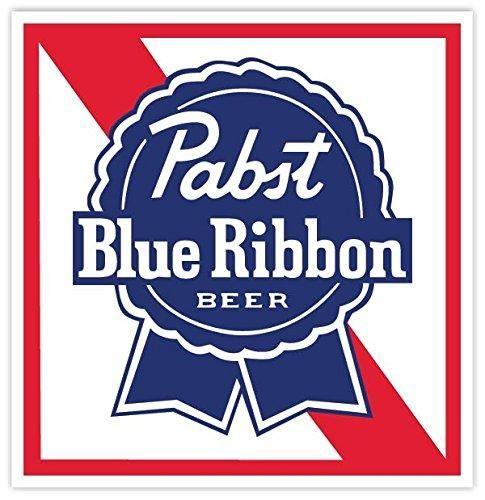 Pink and Blue Ribbon Logo - PBR - Pabst Blue Ribbon Sticker | The Coolest Stuff Ever
