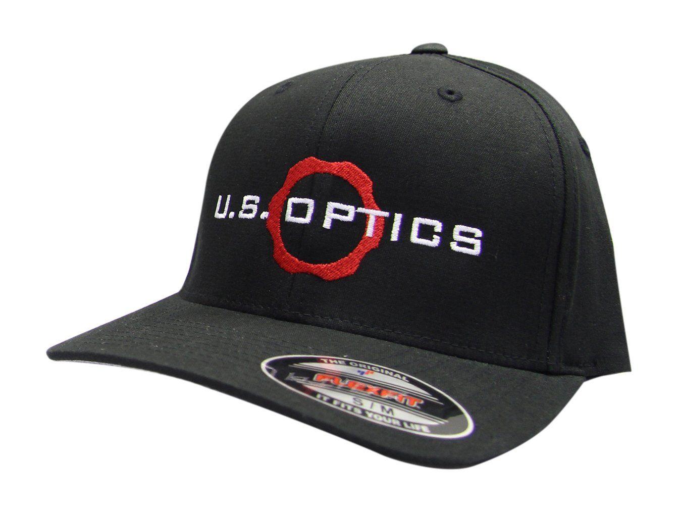 US Optics Logo - US Optics Men's Classic Hat, Black, Large X Large