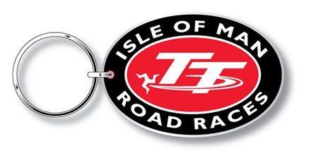TT Red Circle Logo - TT Oval Rubber Logo Key Fob : Isle of Man TT Shop