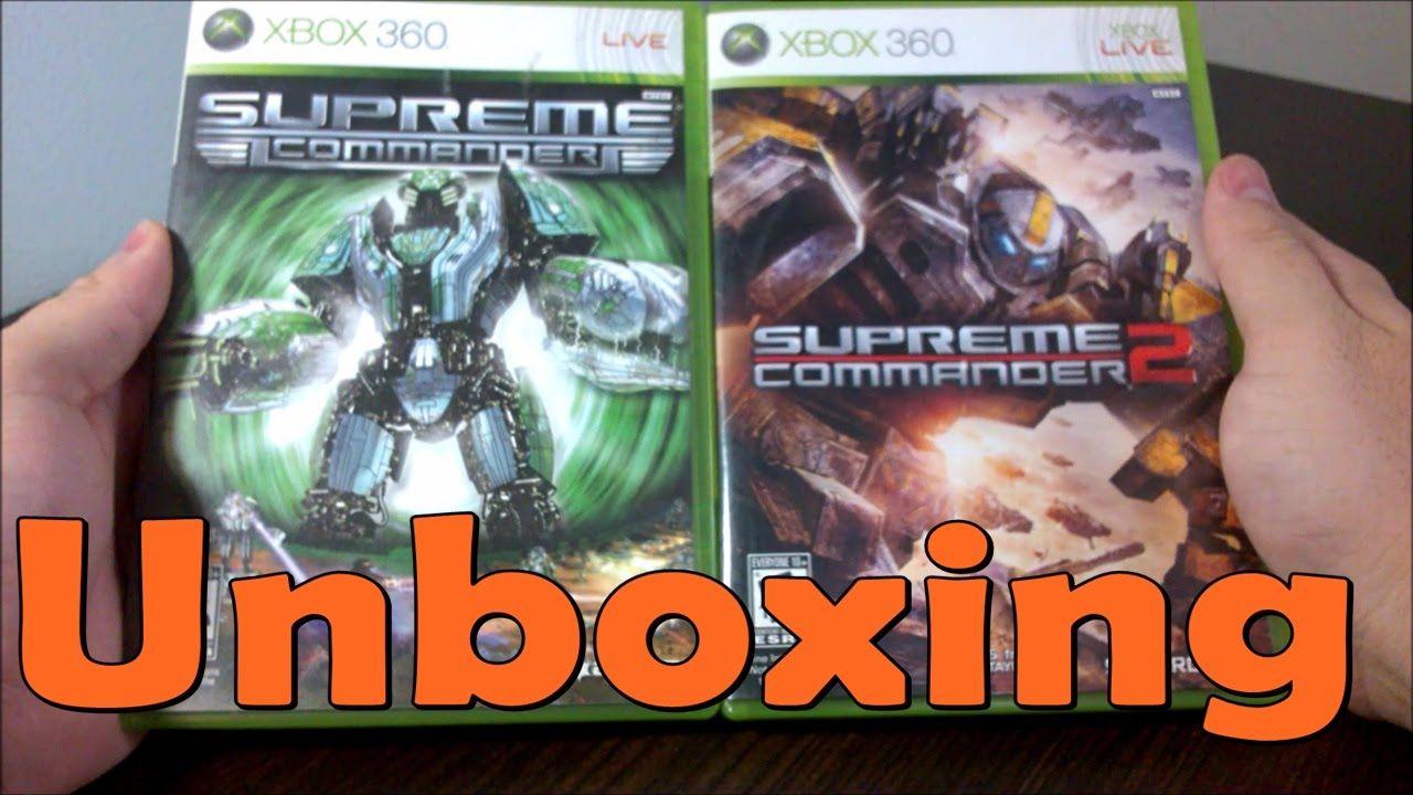 Xbox Cool Supreme Logo - Supreme Commander \ Supreme Commander 2 - Xbox 360 - UNBOXING - YouTube