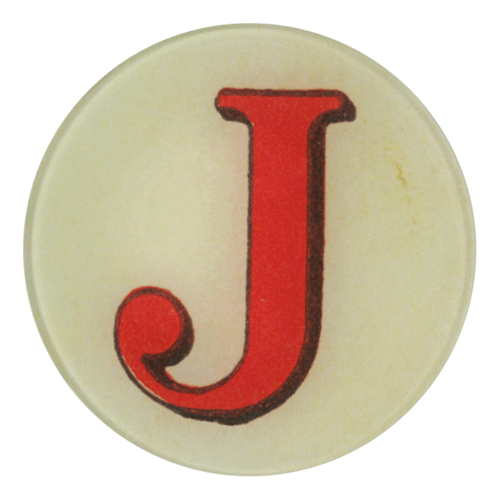 Oval Red Letters Logo - Red Letter J — John Derian Company Inc