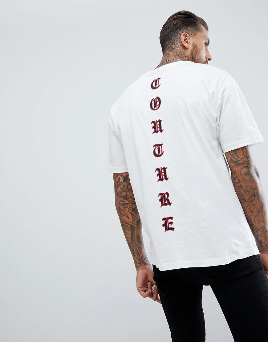 Couture Club Logo - The Couture Club T-shirt In White With Century Logo in White for Men ...